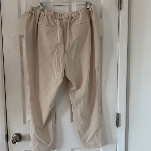 Nine West Beige Pull-On Dress Pants XL Elastic Waist - Picture 4 of 5